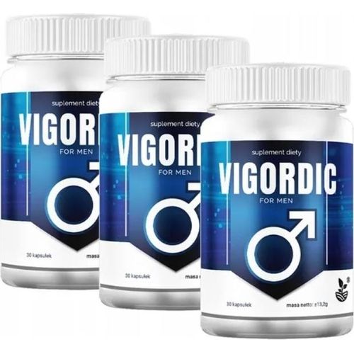 3X Vigordic : Nahrungsergänzungsmittel 30 kaps
