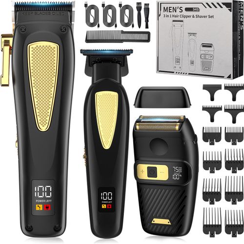INF Haarschneidemaschinen und Trimmer mit Zubehör Schwarz