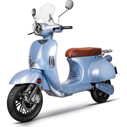 Elektroroller Classico Highspeed, 4000W, 80km/h, Straßenzulassung, 100km RW, Blau