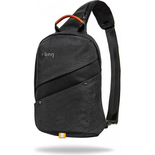 Männer eine Schulter Rucksack klein r-bag Slim Schwarz