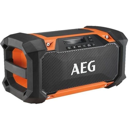 Radio - AEG POWERTOOLS - BRSP18-0 - 18 V - Bluetooth - Reichweite 30 m - 30 W - AM/FM - LCD-Bildschirm