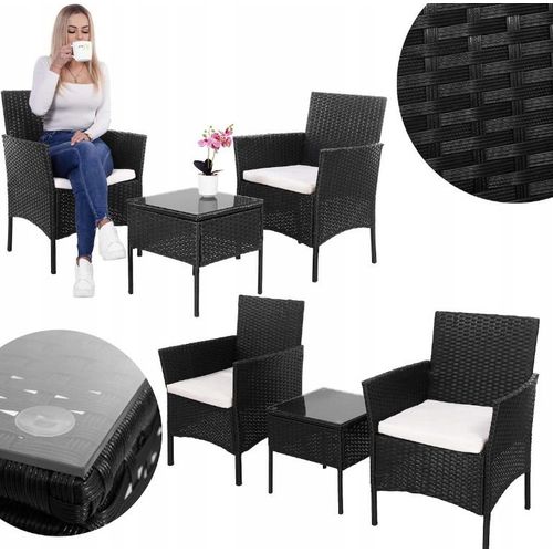 Gartenmöbel-Set, Tisch-Set, Technorattan-Stühle Für Terrasse, Balkon