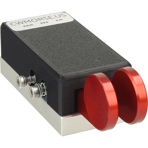 Minadax CWMORSE Morse Paddel Taste | CNC-gefrästes Aluminium | Robust | präzise einstellbar | Magnetisch
