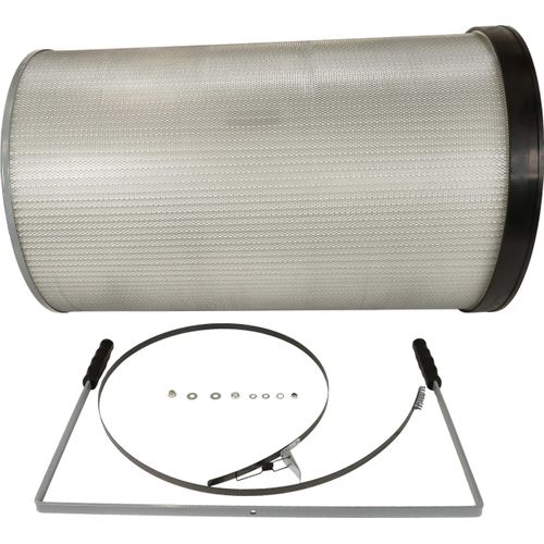 vhbw Feinstaubfilter kompatibel mit Holzmann ABS8000PRO Absauganlage - Feinstaub-Filterpatrone mit Reinigungsbürste