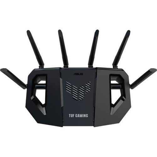 Asus | Erweiterbarer Dualband-WLAN-7-Gaming-Router | TUF Gaming BE6500 | 802.11be | 6500 Mbit/s | Ethernet-LAN-Anschlüsse (RJ-45) 4 | Mesh-Unterstützung Ja | MU-MiMO Ja | Antennentyp Extern fest | 1