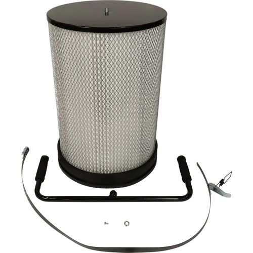 vhbw Feinstaubfilter kompatibel mit HBM 100 Absauganlage - Feinstaub-Filterpatrone mit Reinigungsbürste