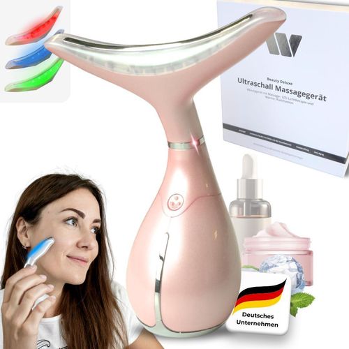 Winch Anti-Aging-Wunder Gegen Falten [Neuheit] – Beauty Deluxe | Hautverjüngung mit TriGlow-Lichttherapie & HeatCool Technologie, Gesicht & Hals Lift