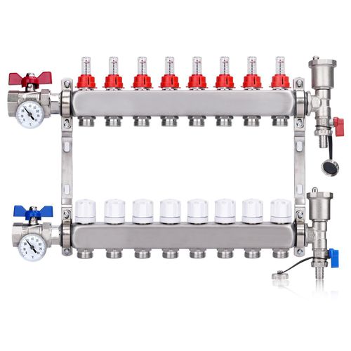 8 Heizkreise Heizkreisverteiler inkl. 1