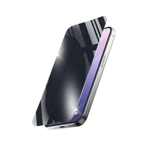 Cellularline Displayschutzglas »Privacy Xtreme Glass für Apple iPhone 16e«, für Apple iPhone 16e, Displayschutzfolie, Schutzfolie, Blickschutz, kratz- & stossfest
