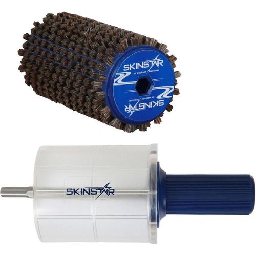SKINSTAR Komplett Bürsten Set Rotorbürste Speed Stick Brush Rosshaar 120mm