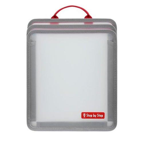 Step by Step Faltbare Heftbox-Transparent
