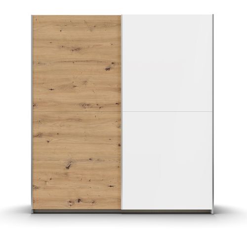 Schwebetürenschrank - Alpinweiß-Artisan Eiche - 175 cm Image