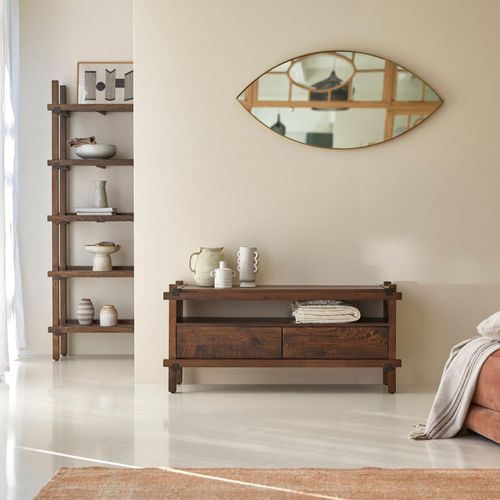 TV-Schrank Arko aus Mangoholz mit 2 Schubladen Image