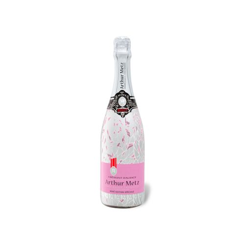 Arthur Metz Crémant d'Alsace AOP Rosé Edition Spéciale brut, Schaumwein