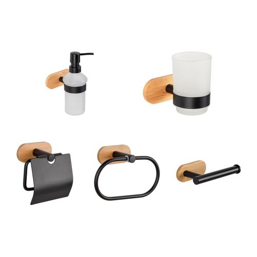 Wenko Turbo-Loc® Bad-Accessoires »Orea Bamboo«