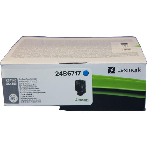 Lexmark Original Toner 24B6717, Cyan, für brillante Druckergebnisse