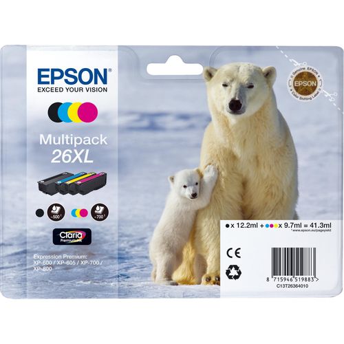 Epson 26XL Druckerpatrone Multipack