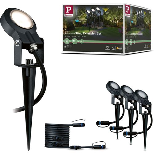 Paulmann Plug & Shine LED Gartenstrahler Sting Erweiterungsset