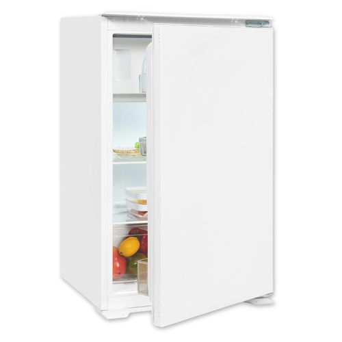 Exquisit Einbau-Kühlschrank, 118 Liter, 4-Sterne-Gefrieren, Einbaugerät, 88 cm Höhe, Alarm-Funktion, EKS131-4-E-040E