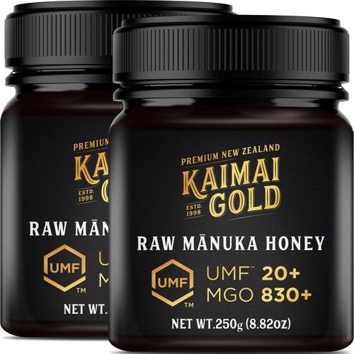 Kaimai Gold MGO 830+ / UMF 20+ Manuka Honig * 2x 250g Premium Monofloral UMF® Certified Neuseeland ManukaHonig * 600 633 696 700 720 800 820 829 850