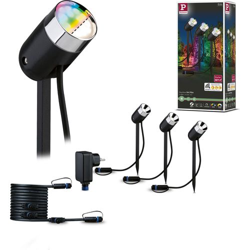 Paulmann Plug & Shine LED Gartenstrahler Pike Basisset