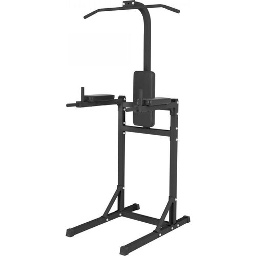 GORILLA SPORTS® Power Tower - Multifunktional, Klimmzugstange, Dip-Station, Pull & Chin Up, Schwarz - Kraftstation für Zuhause, Klimmzugstation, Kraftturm, Trainingsgerät, Fitness, Krafttraining