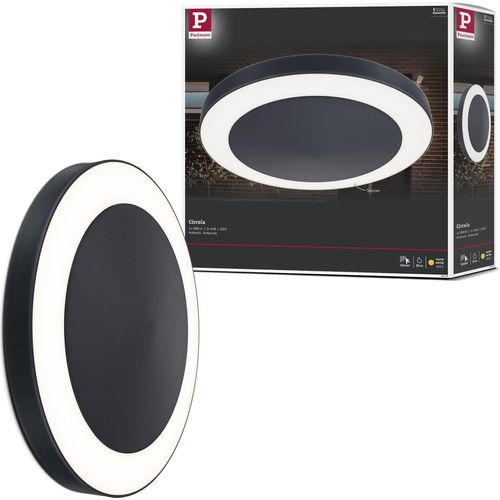 Paulmann LED Deckenleuchte Circula Dämmerungsgesteuerter Bewegungsmelder (IR) seewasserresistent