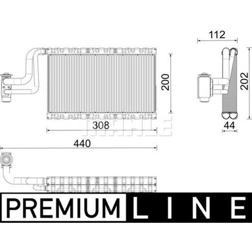 Verdampfer Klimaanlage Partikelfilter MAHLE für MAN
