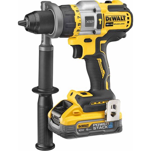 DeWALT Akku-Schlagbohrschrauber DCD999H2T 18V 5Ah Powerstack, Akku-Bohrmaschine, Akkuschrauber