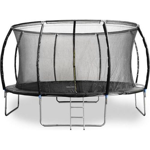 G21 Trampolin G21 SpaceJump 430 cm, schwarz, mit Schutznetz + freiem Ausstieg G21-6904270