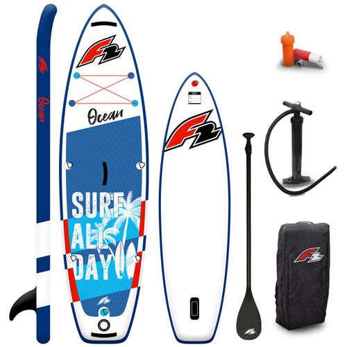 F2 Junior SUP Stand Up Paddle Board Ocean Boy 9'2'' Blau 2025