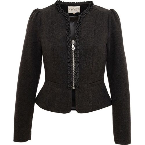 Krüger Trachtenjacke 'Trachtenjacke Vesna', 274268-000, anthrazit, Gr. 36