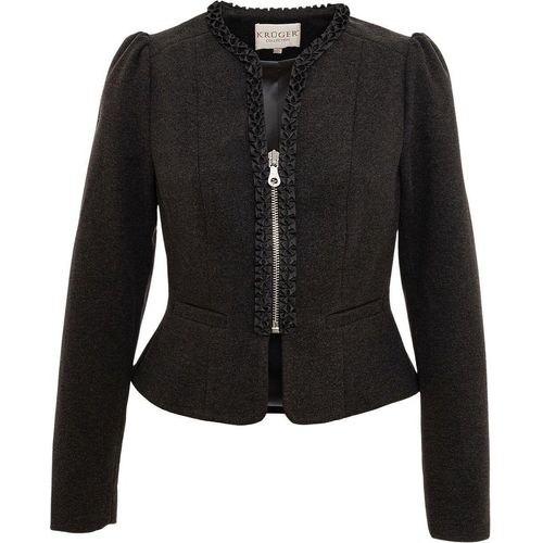 Krüger Trachtenjacke 'Trachtenjacke Vesna', 274268-000, anthrazit, Gr. 34