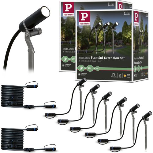 Paulmann Bundle Plug & Shine LED Gartenstrahler Plantini