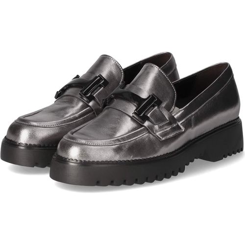 Gabor Damen Loafer/Slipper Silber Größe:8