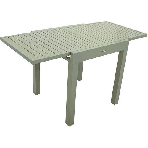 Balkon-Ausziehtisch 70/140x70cm, Aluminium silbergrau