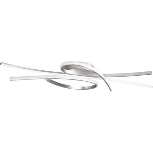 FISCHER & HONSEL Deckenleuchte BIBA B 100 cm grau Deckenlampe