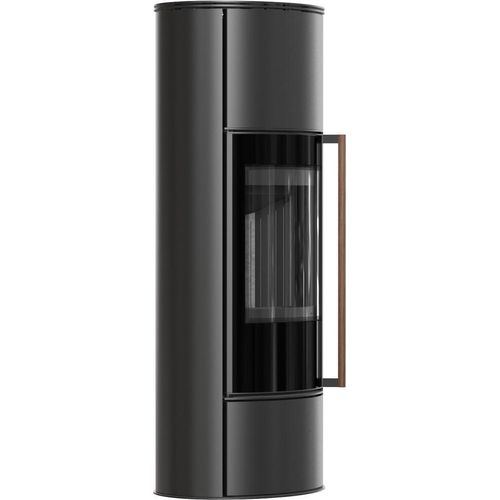 Ofen KRATKI ERIK Ø150 5,5kW Schwarzer Termotec Griff aus Jatoba Holz