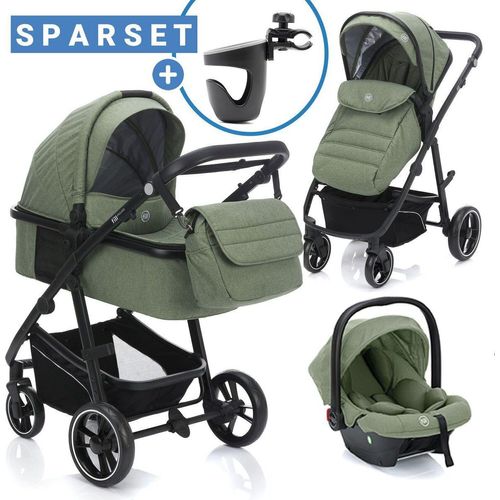 Fillikid 3-1 Kombi-Kinderwagen-Set Fill Jaguar mit