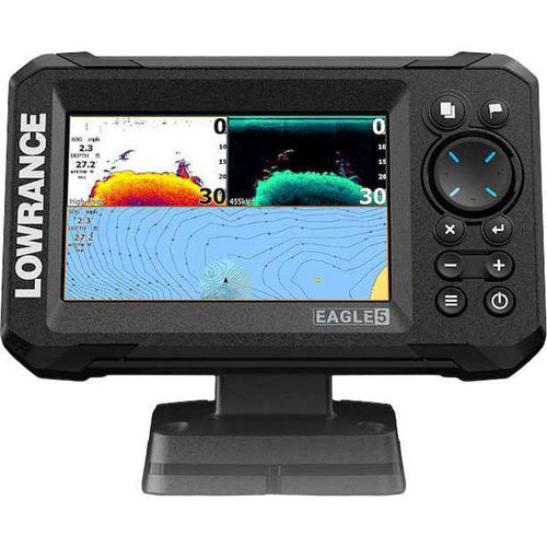 Lowrance Eagle 5 Splitshot Plotter Silber Silber One Size