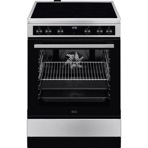 AEG CCB6446BBM Standherd 60cm mit Glaskeramik-Kochfeld, Edelstahl 940003129