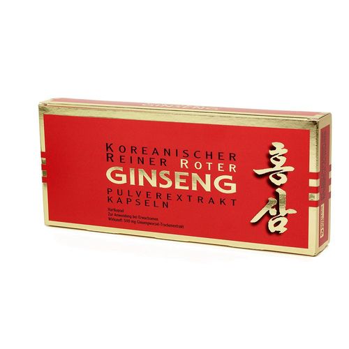 KOREANISCHER Reiner Roter Ginseng Pulverextr.Kaps. 90 St