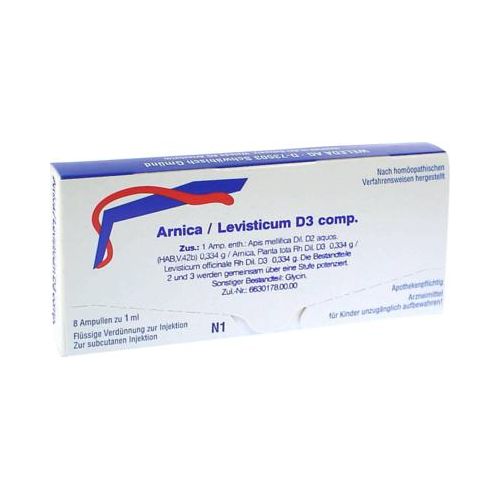 ARNICA/LEVISTICUM D 3 comp.Ampullen 8 St