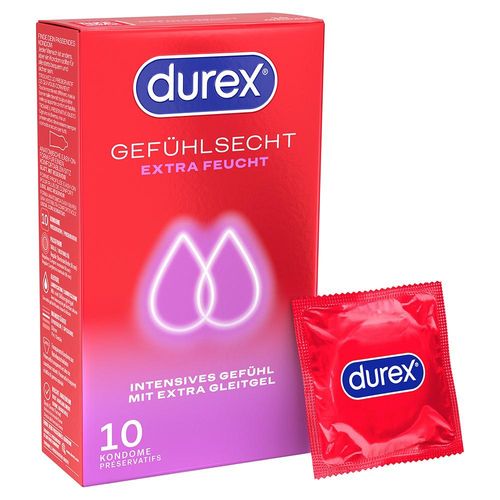DUREX Gefühlsecht extra feucht Kondome 10 St