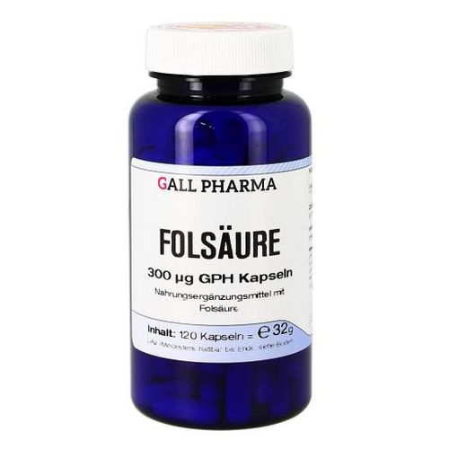 FOLSÄURE 300 µg GPH Kapseln 120 St