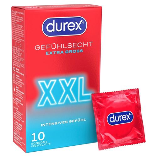 DUREX Gefühlsecht XXL Kondome 10 St