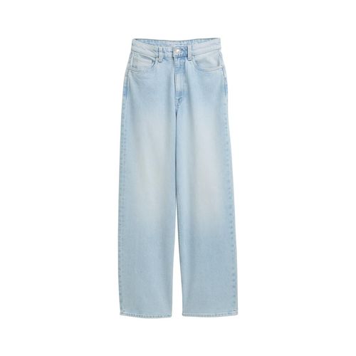 TOM TAILOR DENIM Damen TTLINOU WIDE Jeans, blau, Uni, Gr. XXL/32