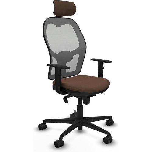 Bürostuhl mit Kopfstütze Piqueras y Crespo 1D036N2 Grau Dunkelbraun