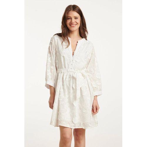 Smashed Lemon 25137 witte 3d bloemenjurk