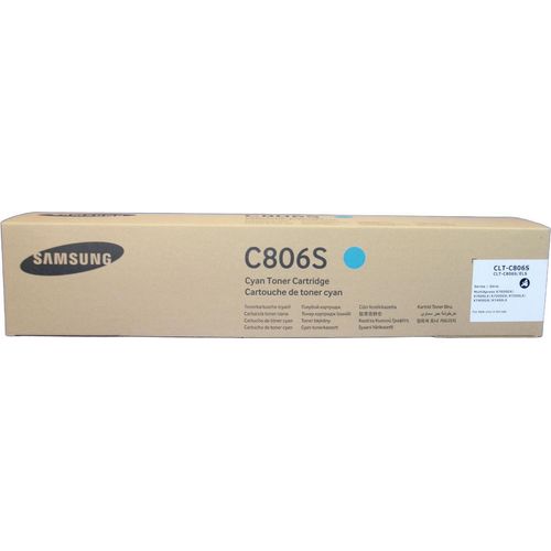 Samsung CLT-C806S ELS C806S Toner-Kit cyan, 30.000 Seiten 5% für MultiXpress X 7400 Series 7500 Series 7600 Series SL-X 7500 Series 7600 Series